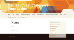 Desktop Screenshot of centralcoastchildrensfoundation.org